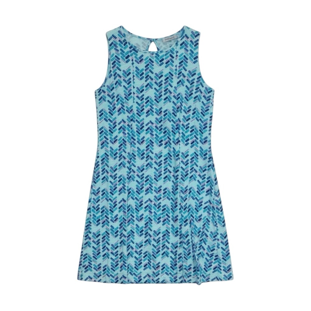 Fresh Produce Dress Women’s Small Blue Multicolour Maritime Mosaic Marissa